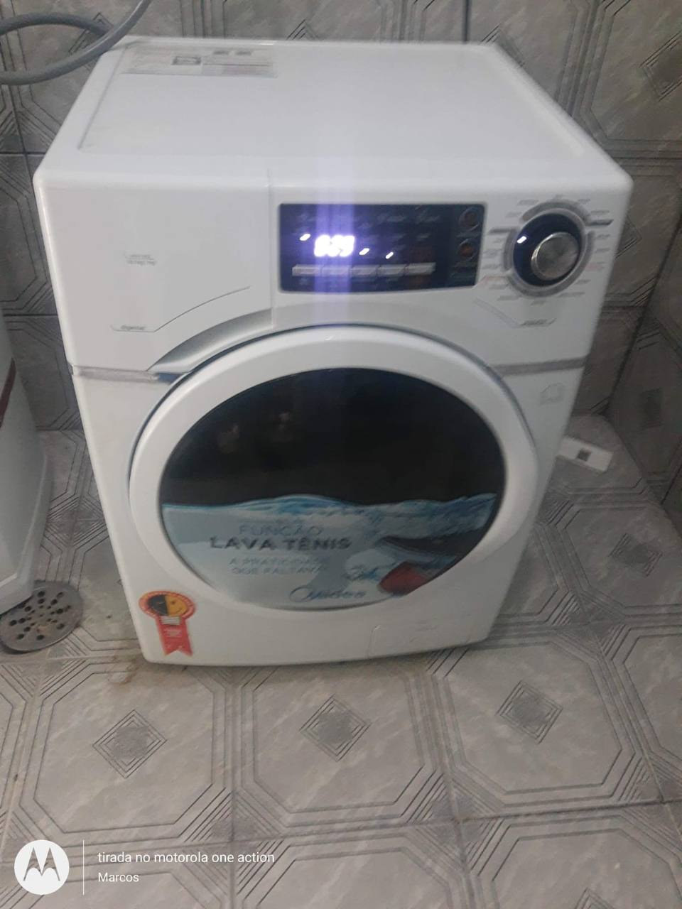Lava e Seca funcionando após reparo